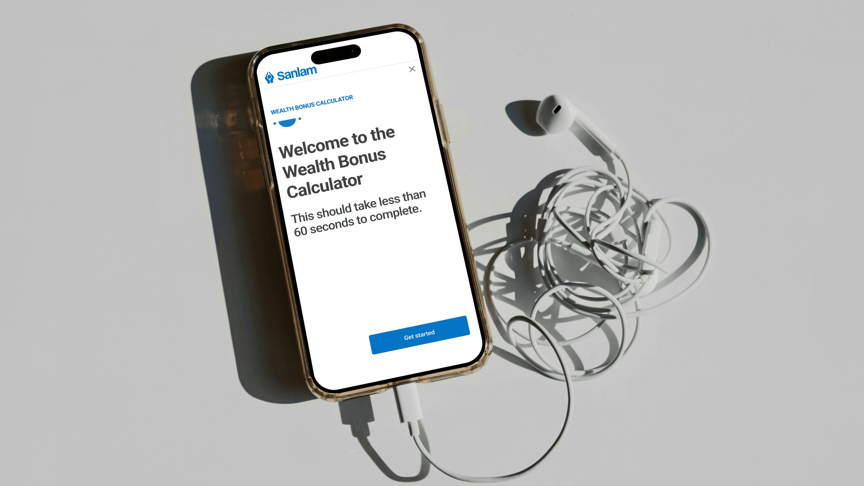 Investment Calculator — wealth bonus projection screen